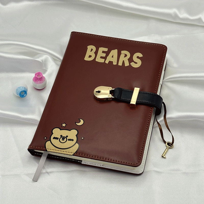 小動物帶鎖筆記本YST-M8