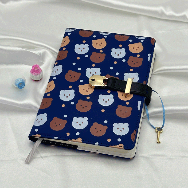 小動物帶鎖筆記本YST-M8