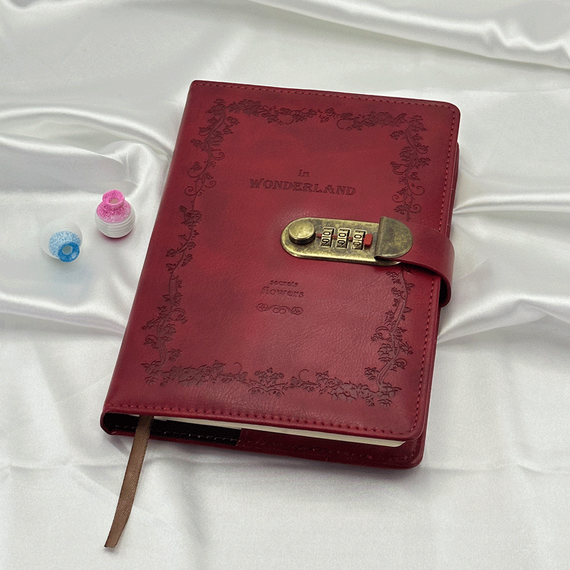 復(fù)古花紋密碼本YST-M1