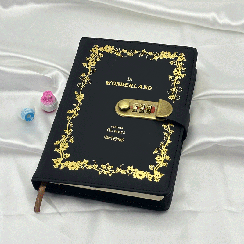 復(fù)古花紋密碼本YST-M1