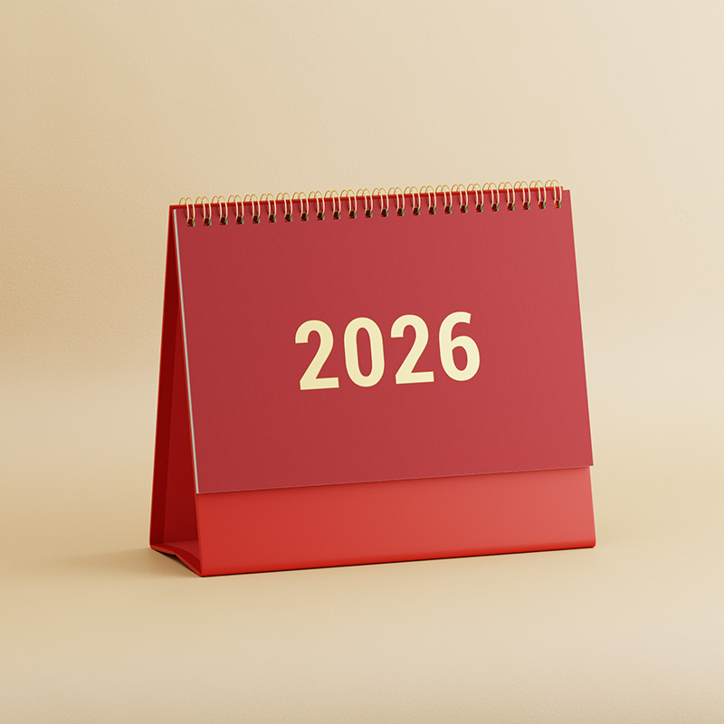 中號無印風臺歷