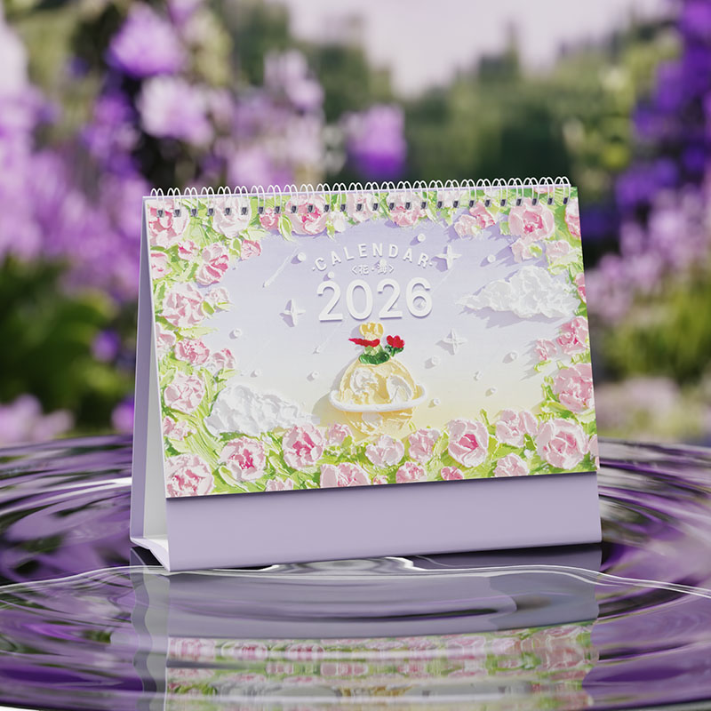 小王子油畫臺(tái)歷