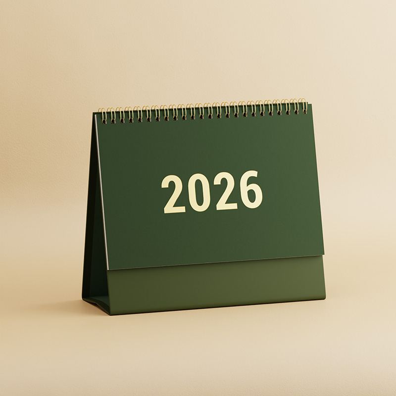 中號無印風臺歷