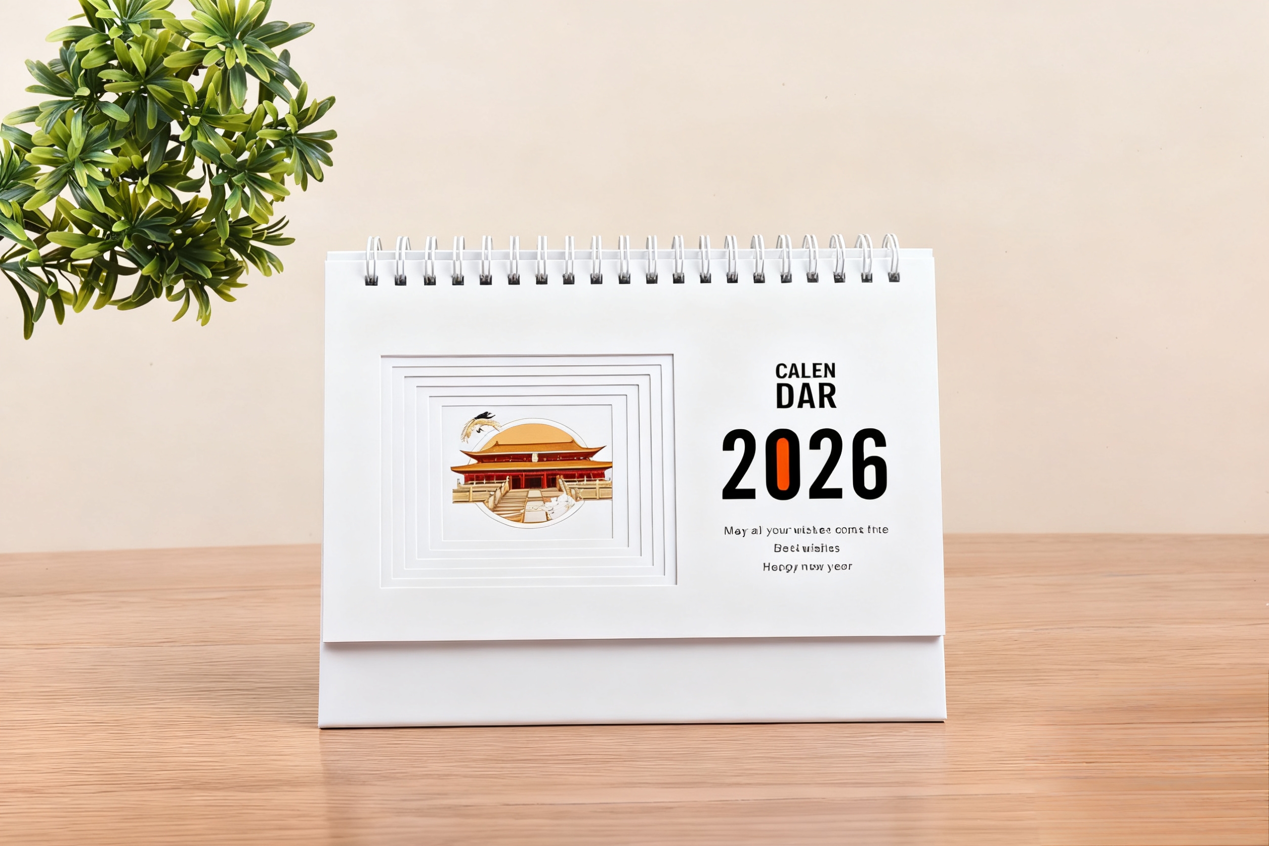 鏤空紙架/木架臺(tái)歷